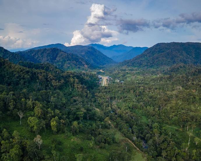 El proyecto Warintza está ubicado en la provincia amazónica de Morona-Santiago, en el sureste de Ecuador./ Tomado del sitio web de Solaris Resources.